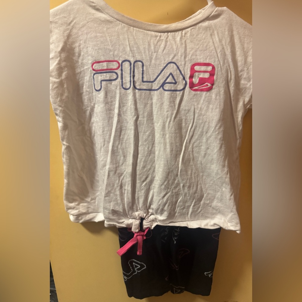 Fila Kids Tee & Leggings Outfit